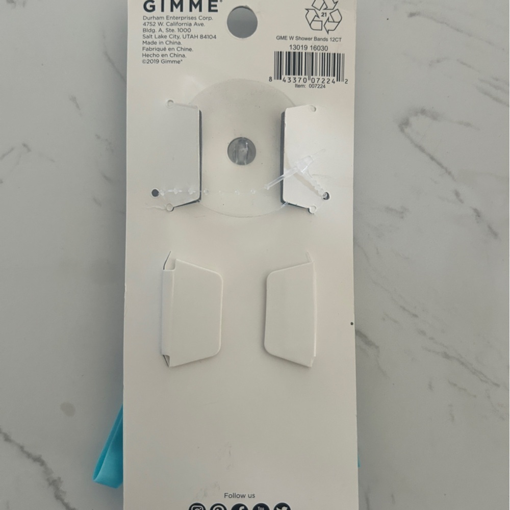 GIMME Up & Dry Shower Hair Bands – 12-Pack - NWT - Picture 2 of 5